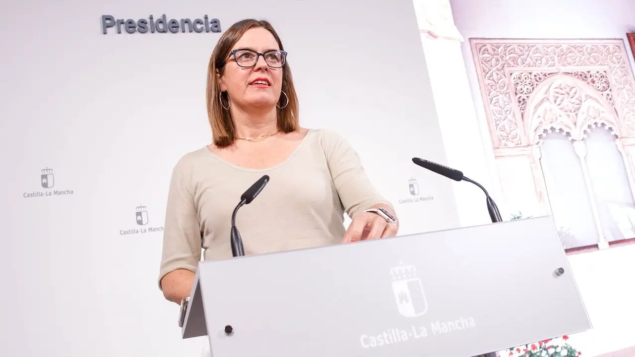 la consejera portavoz del Gobierno de Castilla-La Mancha, Esther Padilla, ha informado en rueda de prensa de los acuerdos del Consejo de Gobierno