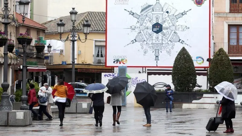 La borrasca Emma deja ya lluvias de hasta 100 litros en Castilla-La Mancha - EFE/Mariano Cieza