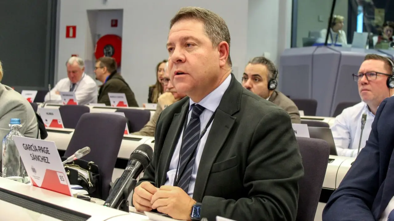 El presidente de Castilla-La Mancha, Emiliano García-Page, participa en la 152ª Sesión Plenaria del Comité Europeo de las Regiones (CDR)