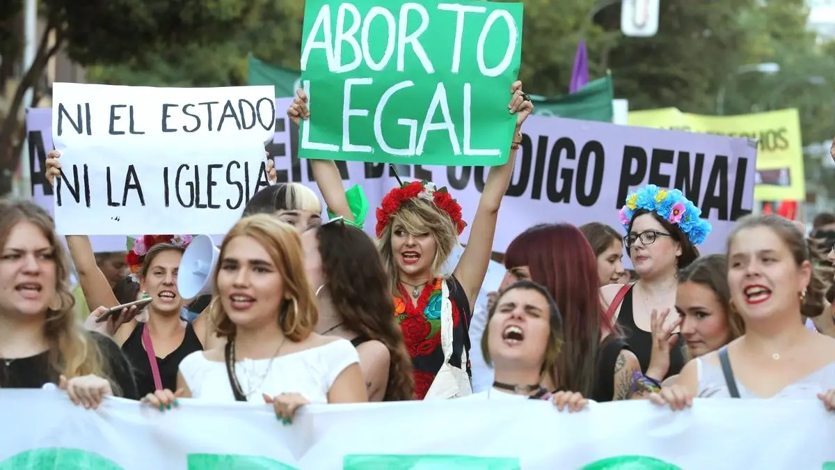 aborto, embarazo, interrupción del embarazo, embarazada, manifestación, abortos