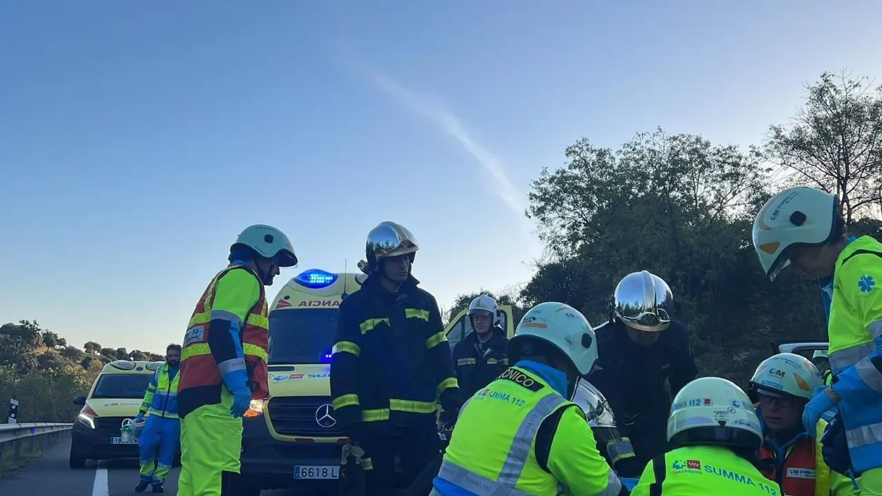 accidente de tráfico, choque, colisión, ambulancia, atropello, atropellado,