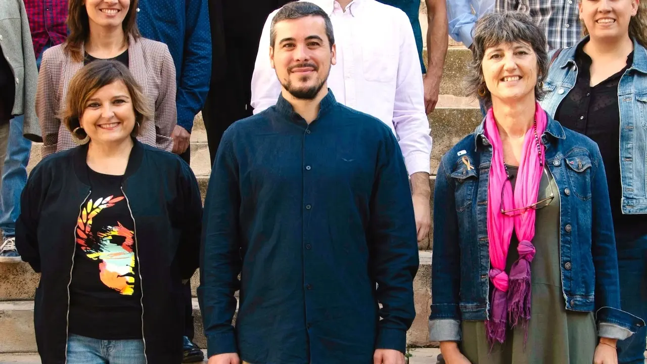 En la imagen de archivo los dirigentes de Podemos Castilla-La Mancha Teresa Navarro, José Luis García Gascón y Carmen Fajardo