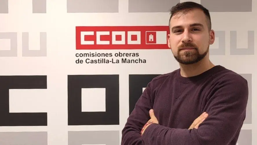 El secretario de Empleo y Políticas Sociales de CCOO Castilla-La Mancha, Juan Carlos del Puerto