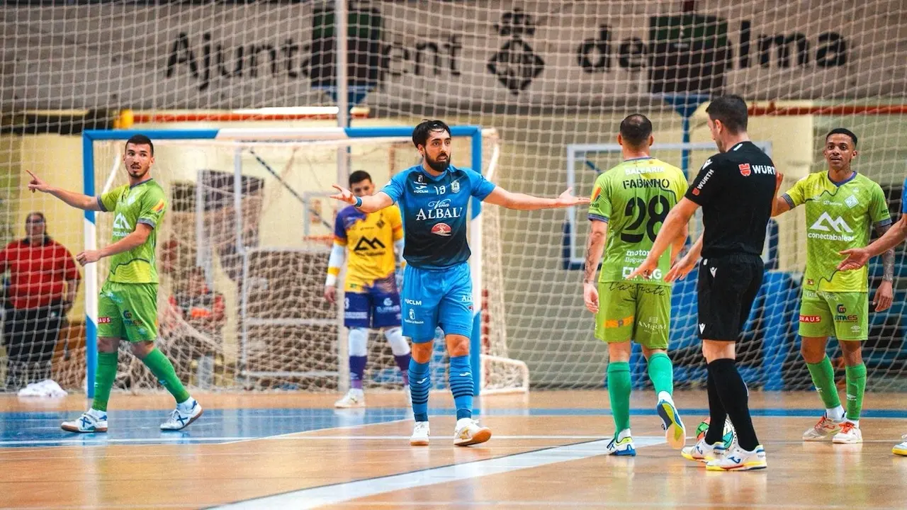 El Mallorca Palma Futsal acaba con la racha del Viña Albali Valdepeñas (7-3)