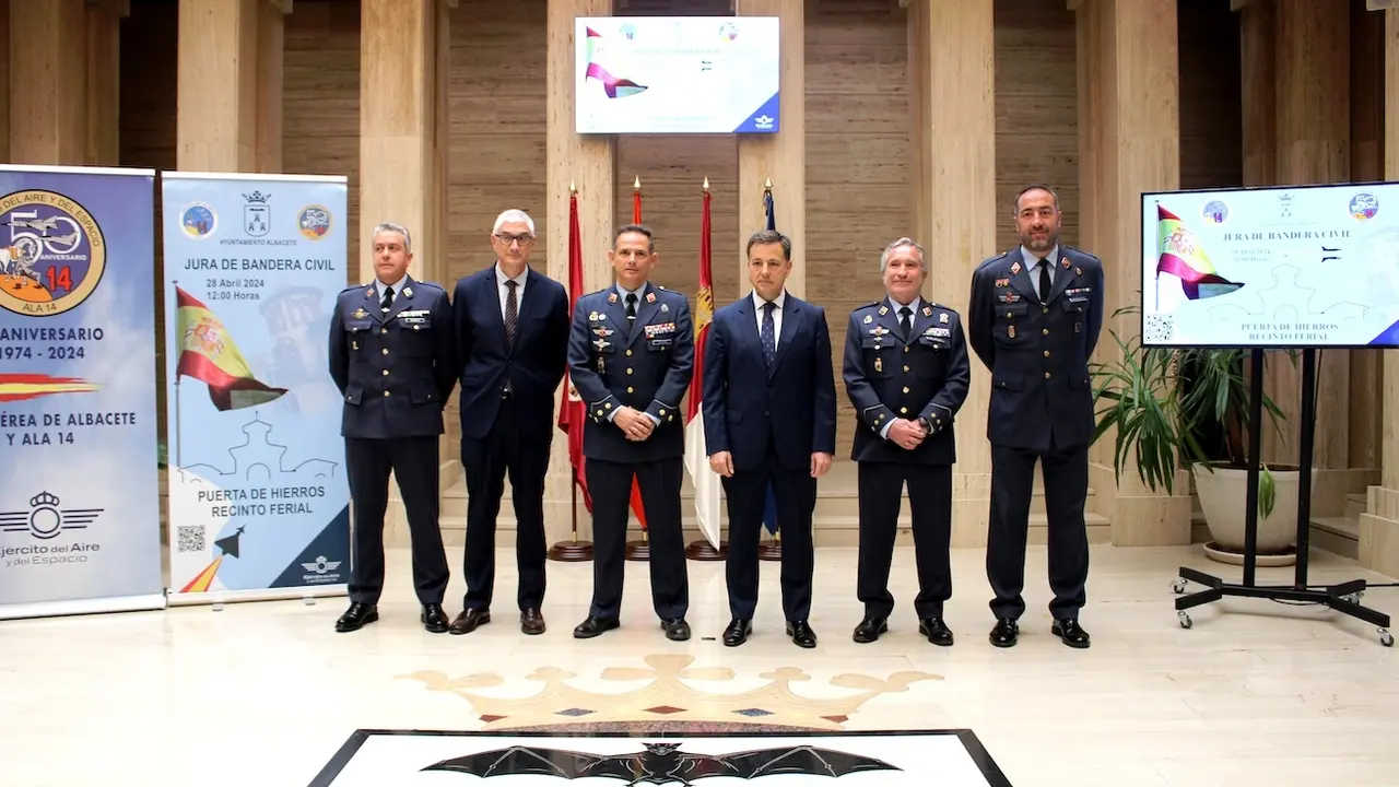 Albacete acogerá su primera jura de bandera para personal civil el 28 de abril