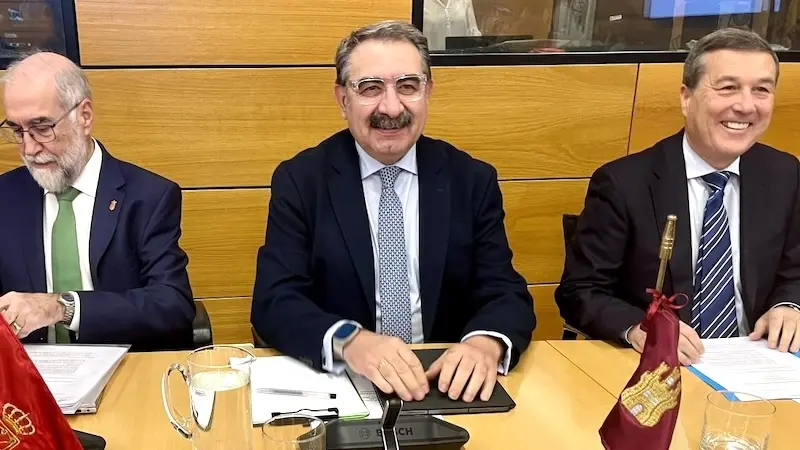 El consejero de Sanidad de Castilla-La Mancha, Jesús Fernández Sanz (c), en el Consejo Interterritorial de Sanidad (CISNS)