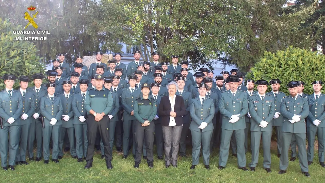 58 nuevos agentes de la Guardia Civil se incorporan a la Comandancia de Cuenca