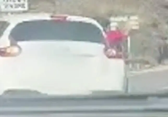 VIDEO. Un niño sale volando de un coche en marcha en una curva: el padre detenido