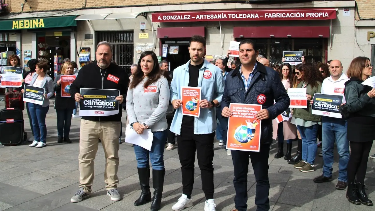 Los sindicatos exigen empleos de calidad sin riesgos y adaptados al cambio climático