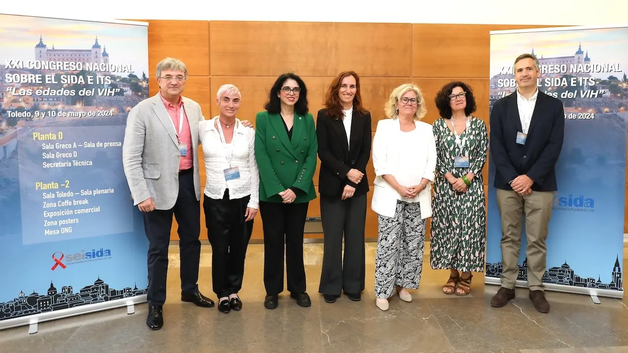 La ministra de Sanidad, Mónica García, participa en e XXI Congreso Nacional sobre Sida e ITS de la Sociedad Española Interdisciplinaria del Sida y la Fundación Seisida en Toledo