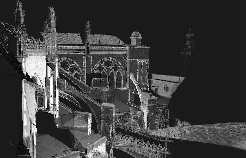 Comienzan los trabajos de escaneo 3D de la catedral de Toledo, que durarán semanas