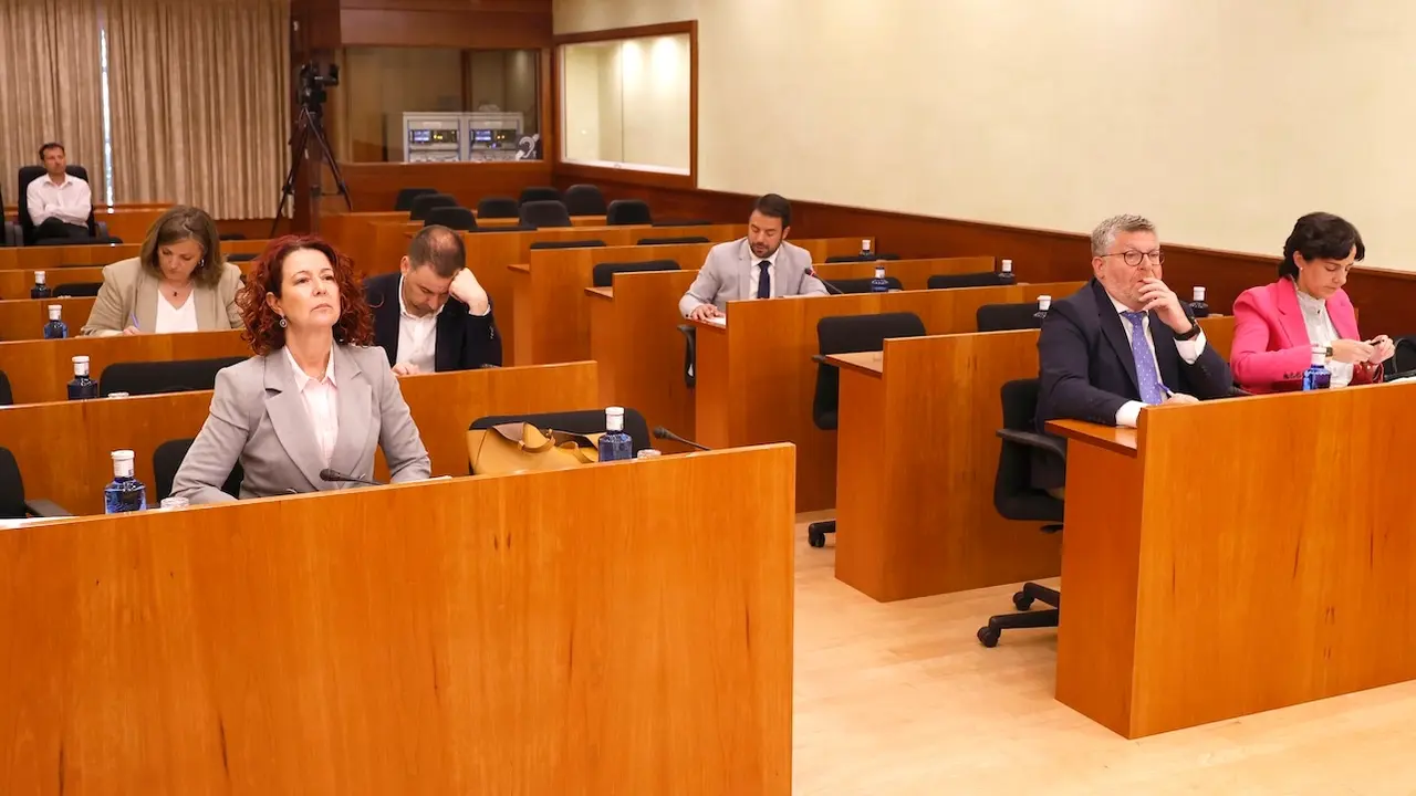 En la imagen un instante de la Comisión de Fomento de las Cortes de Castilla-La Mancha celebrada este miércoles en el Parlamento regional