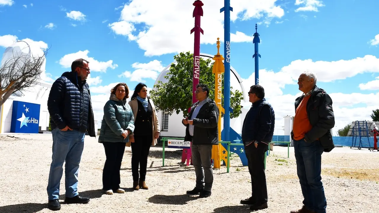 Construir el telescopio Clypeus Helius y un proyecto turístico, fines del convenio entre Astrohita y la Diputación Provincial de Toledo