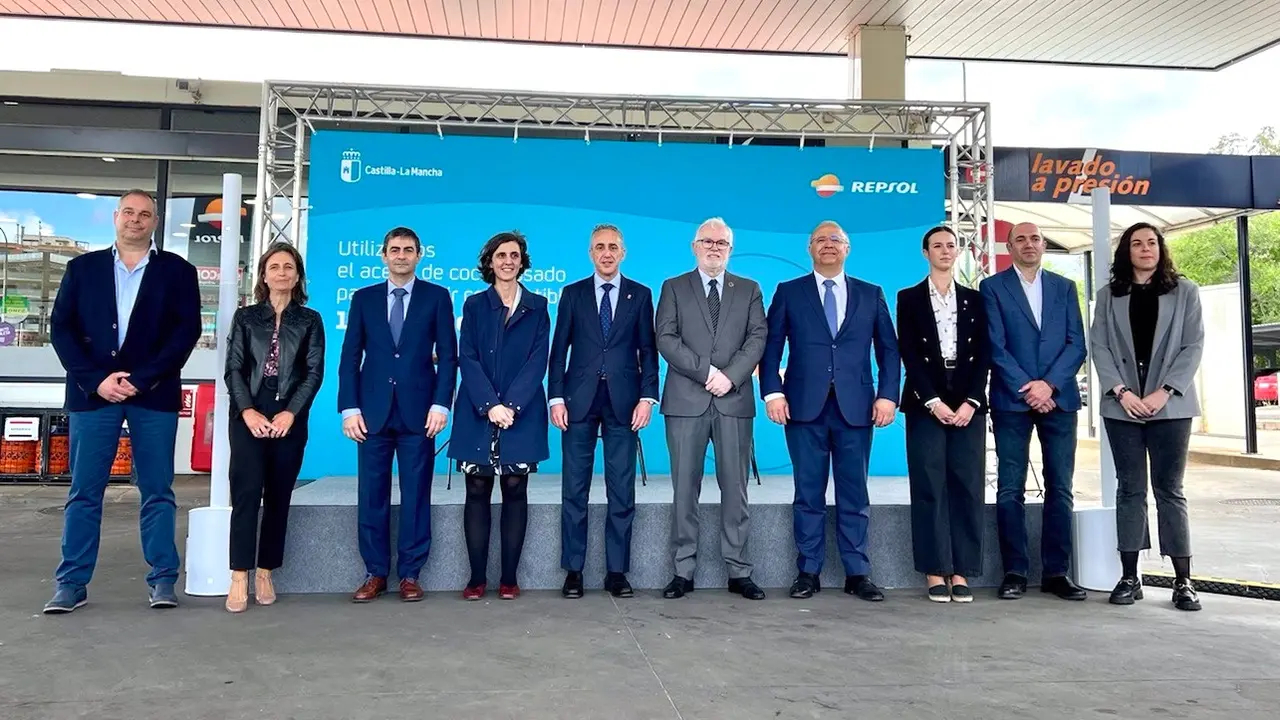 Repsol inaugura en Puertollano (Ciudad Real) el primer punto de reciclaje de aceite usado de Castilla-La Mancha