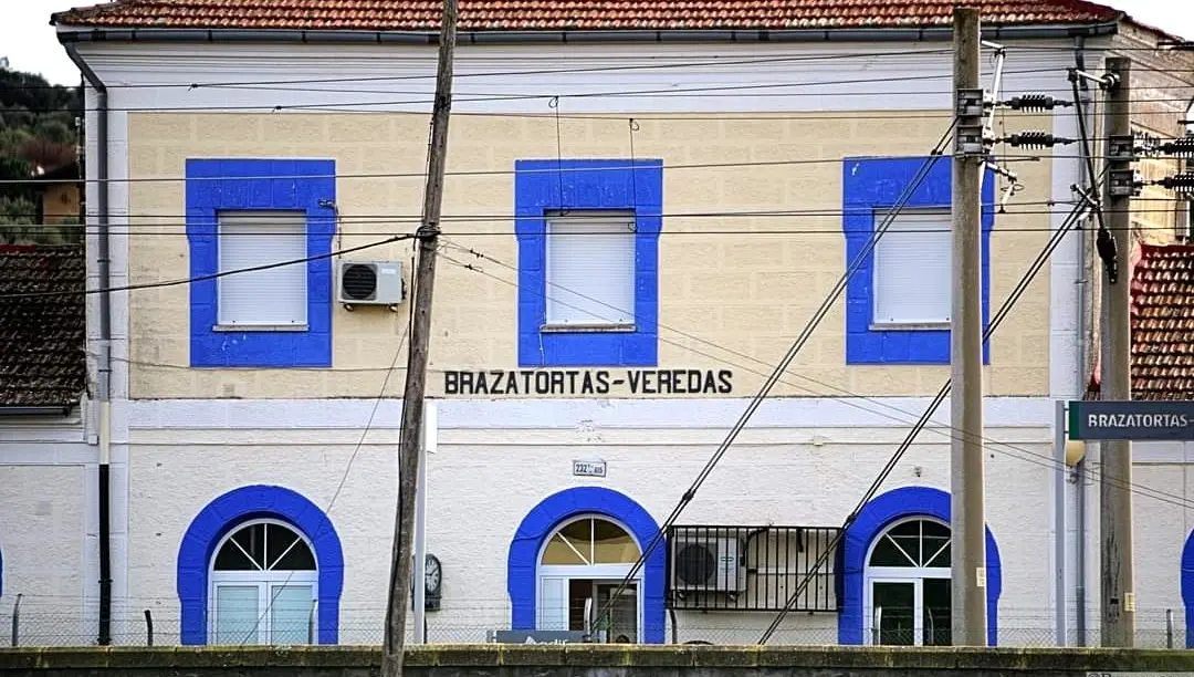 En la imagen de archivo la estación de tren de Brazatortas-Veredas en la provincia de Ciudad Real
