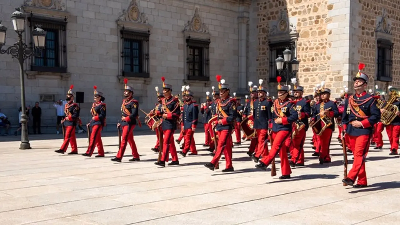 El Alcázar de Toledo acoge el sábado un acto de relevo de guardia y arriado de bandera
