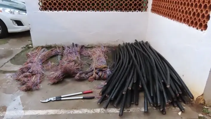 14 detenidos por robos continuos de cable de cobre en la comarca de Puertollano (Ciudad Real)