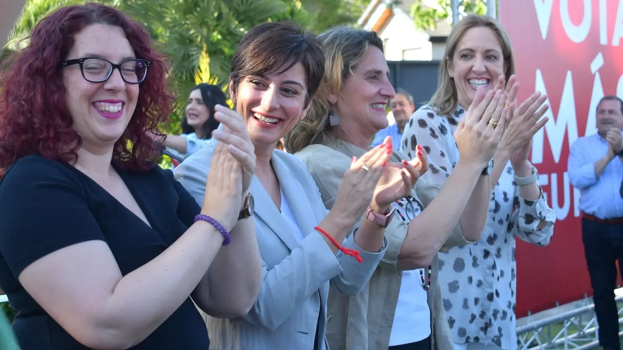 La candidata socialista a las elecciones europeas, vicepresidenta tercera y ministra para la Transición Ecológica y el Reto Demográfico, Teresa Ribera, ha participado en un mitin en Ciudad Real