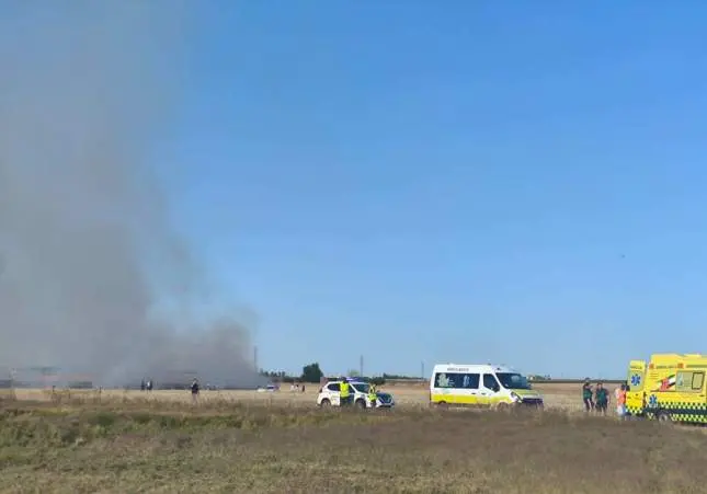 Un muerto y un herido grave al estrellarse una avioneta durante unas prácticas de vuelo