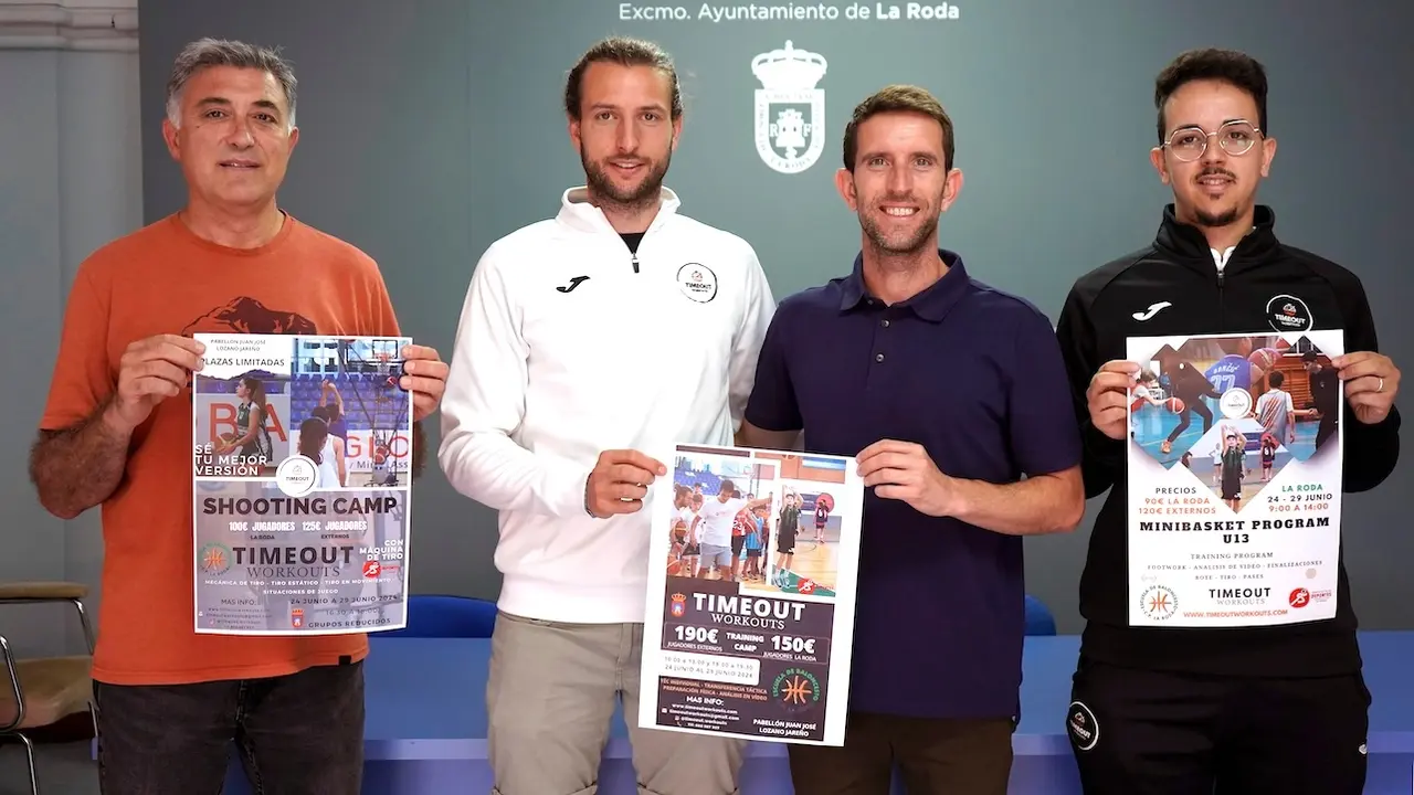 La Roda alberga el campus ‘Timout workouts’ de baloncesto del 24 al 29 de junio