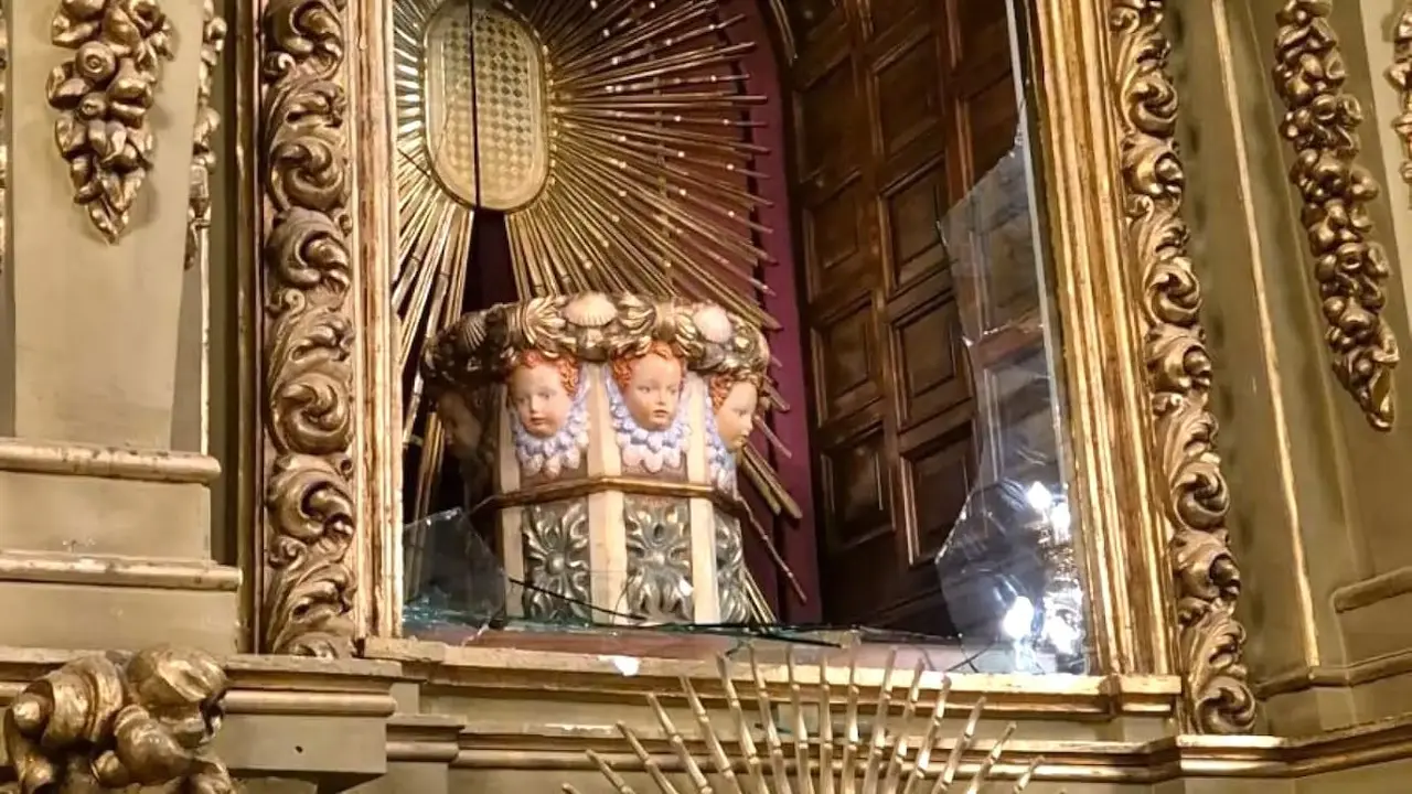 Roban la imagen de la patrona de Santa Cruz de Mudela (Ciudad Real), la Virgen de las Virtudes