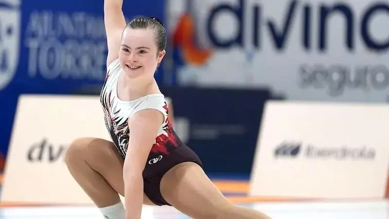 La gimnasta Carla Cartón hace historia en el Nacional de Gimnasia Aeróbica