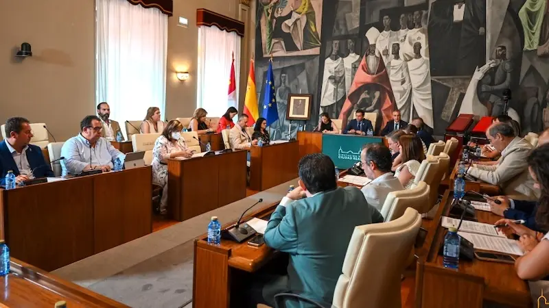 En la imagen un instante del Pleno de la Diputación de Ciudad Real celebrado este viernes en el Palacio Provincial