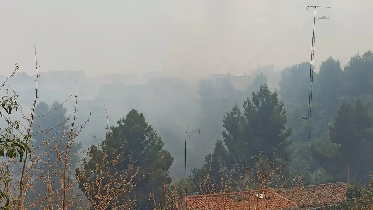Controlado un incendio agrícola originado en los aledaños del Caño de Tarancón (Cuenca)