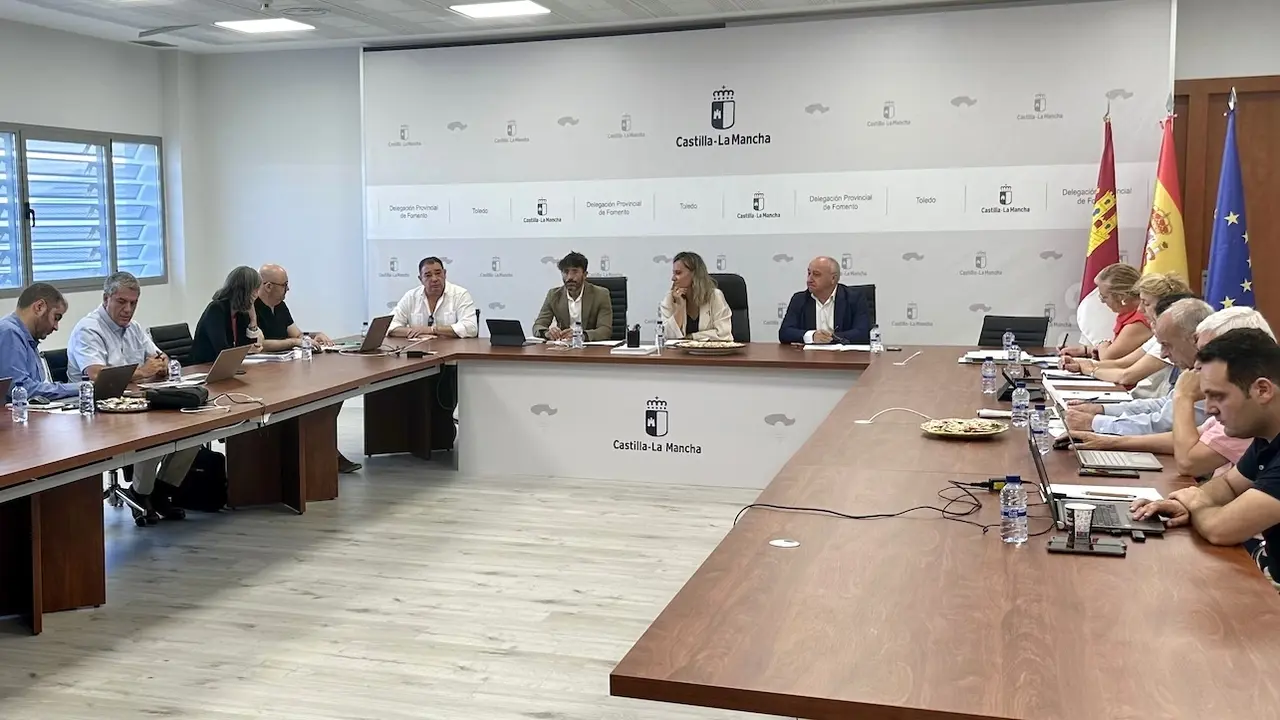 En la imagen un instante de la reunión de la Comisión Provincial de Ordenación del Territorio y Urbanismo (CPOTU) de Toledo