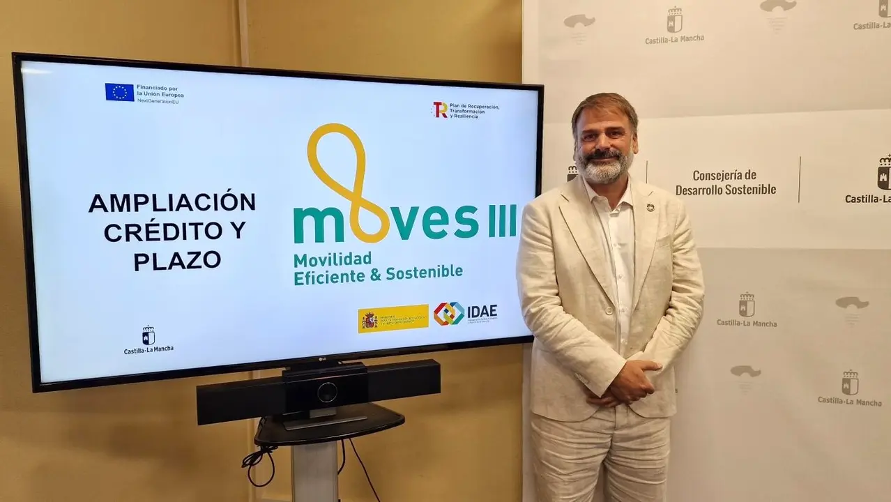 El director general de Transición Energética del Gobierno de Castilla-La Mancha, Alipio García, ha informado de la ampliación del Programa Moves III