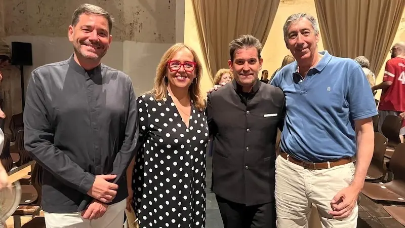 La viceconsejera de Cultura y Deportes, Carmen Teresa Olmedo, durante su asistencia al concierto de la Orquesta Sinfónica de Castilla-La Mancha que se celebró este domingo dentro de la programación del Festival Internacional de Teatro Clásico de Almagro