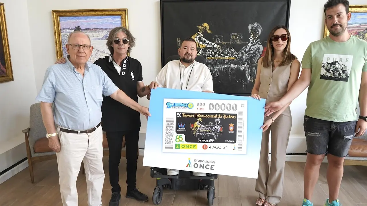 La ONCE dedica un cupón al 50 Torneo Internacional de Ajedrez de La Roda (Albacete)
