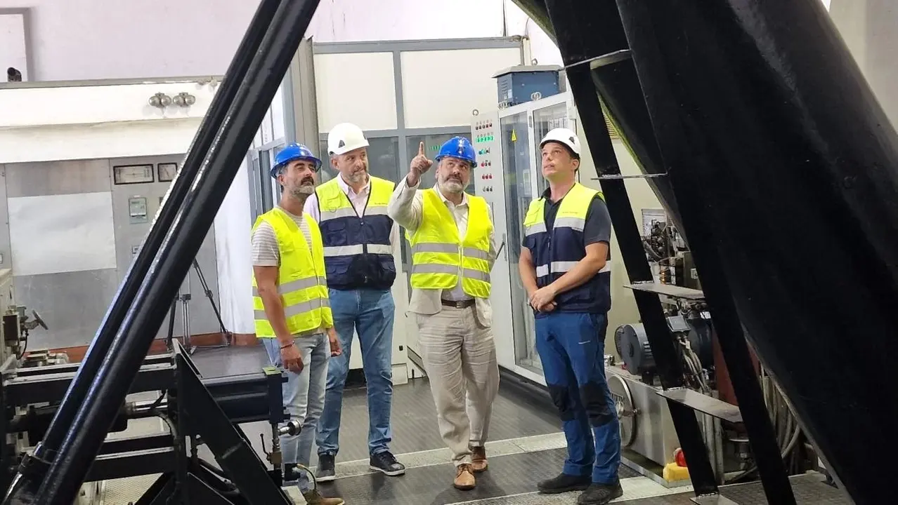 El director general de Transición Energética, Alipio García, visita las centrales hidroeléctricas de Vadillos, Chincha y Ruidera de Altano Energy
