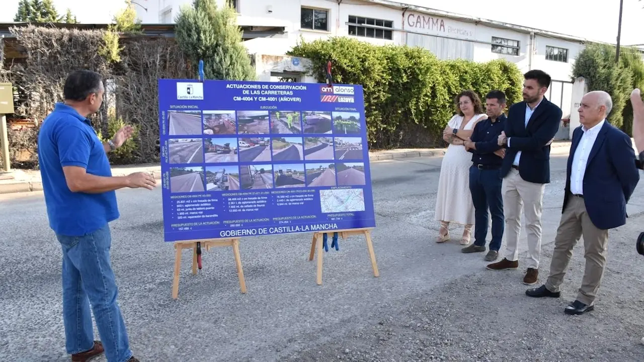La Junta completa tres actuaciones en carreteras del entorno de Añover de Tajo (Toledo)