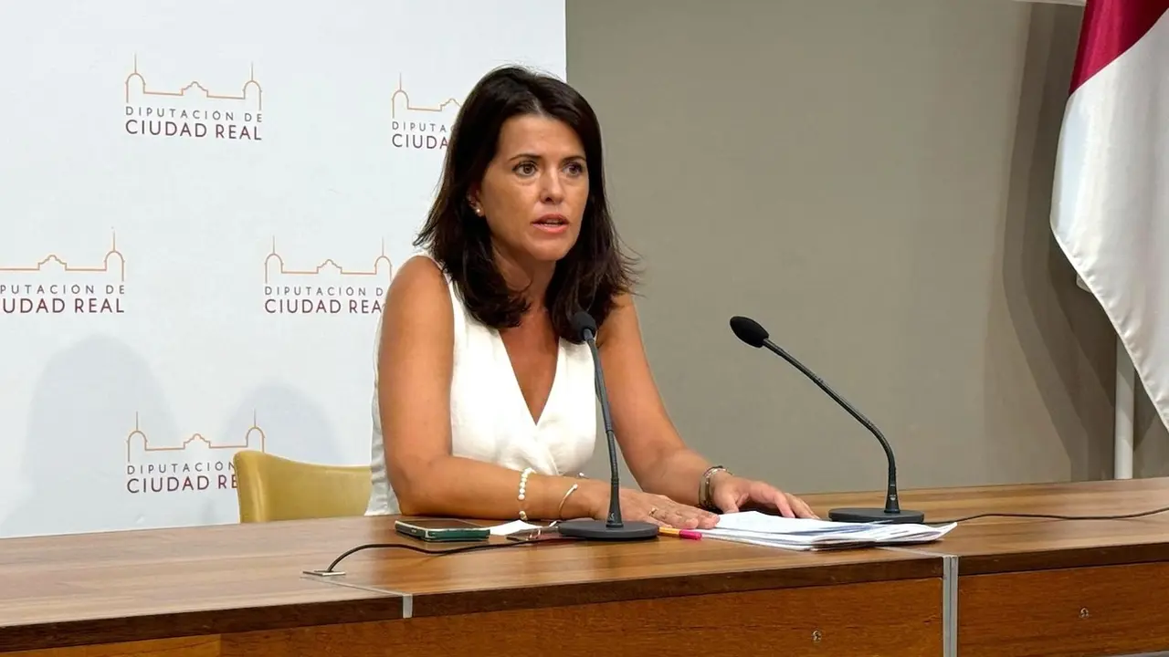 La vicepresidenta quinta de la Diputación y responsable del Área Impulso Sociocultural y Turístico, María Jesús Pelayo