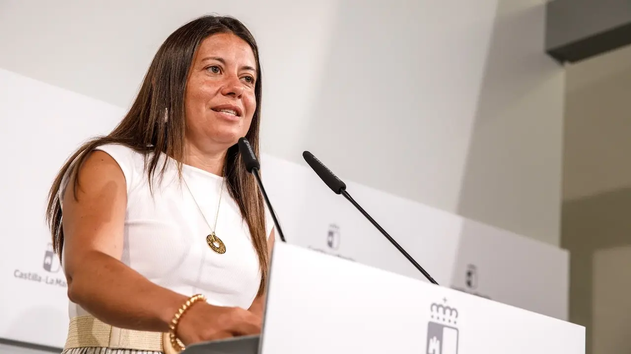 La consejera de Bienestar Social de Castilla-La Mancha, Bárbara García Torijano, ha informado en rueda de prensa de asuntos de su departamento abordados en el Consejo de Gobierno