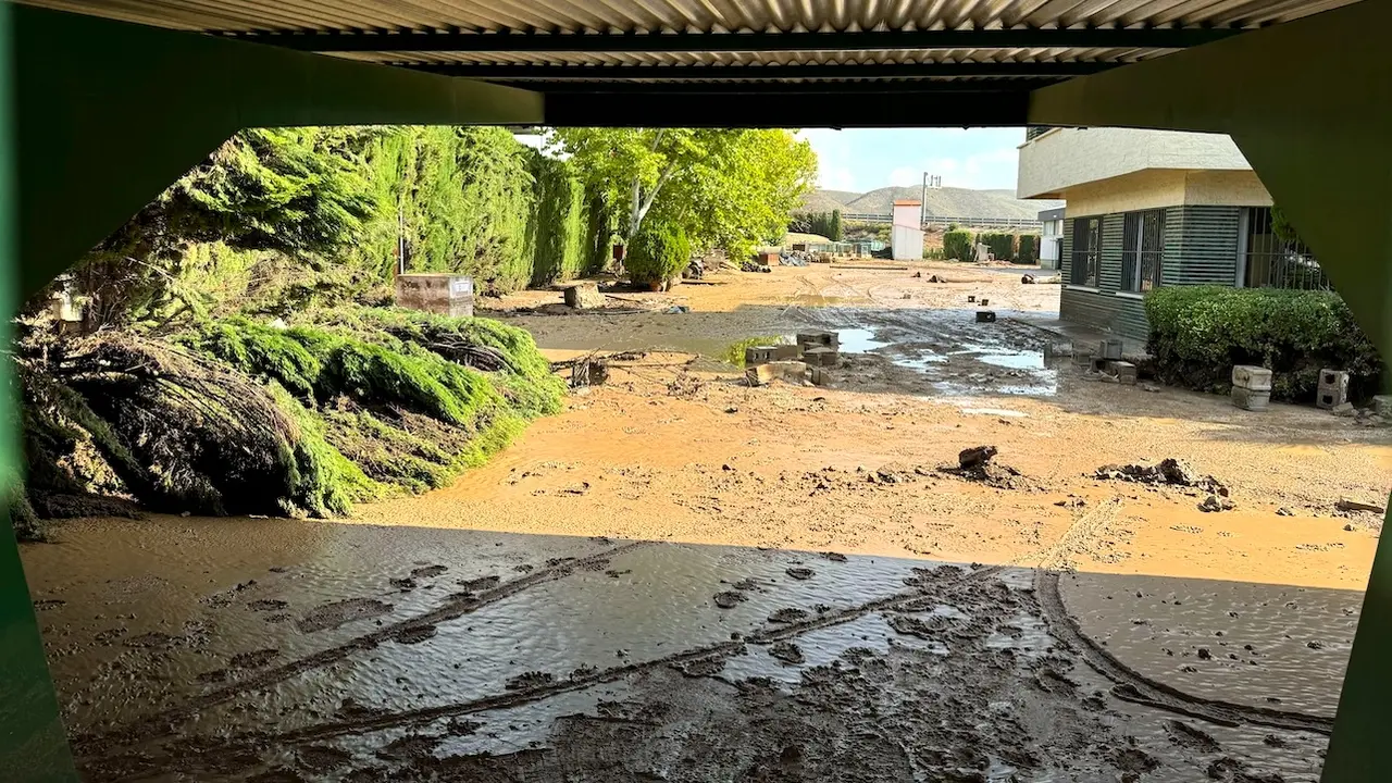 Seis rescatados en Hellín (Albacete), de 3 coches y una vivienda, tras una fuerte tromba de agua - EFE/Miguel Andújar