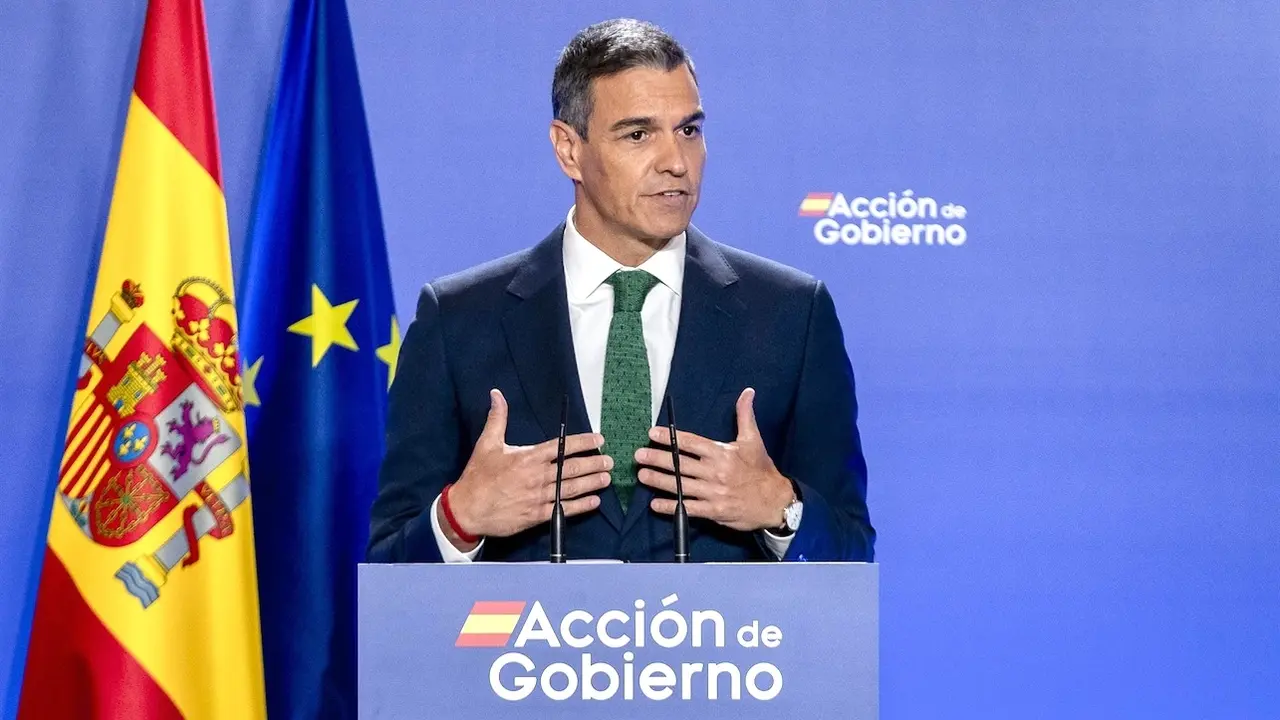 El presidente del Gobierno, Pedro Sánchez, ha inaugurado el curso político, en un acto en la sede del Instituto Cervantes - EP/A. Pérez Meca