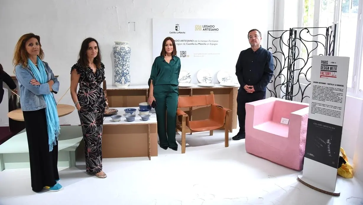 Ocho artesanos de Castilla-La Mancha exponen 21 de sus piezas en la París Design Week