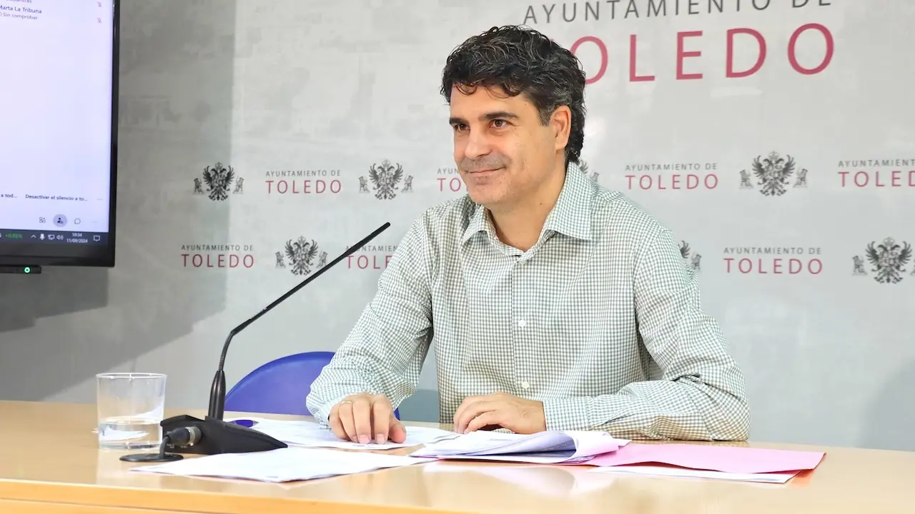 El concejal de Hacienda y portavoz del equipo de Gobierno del Ayuntamiento de Toledo, Juan José Alcalde, ha informado de los asuntos de la Junta de Gobierno Local