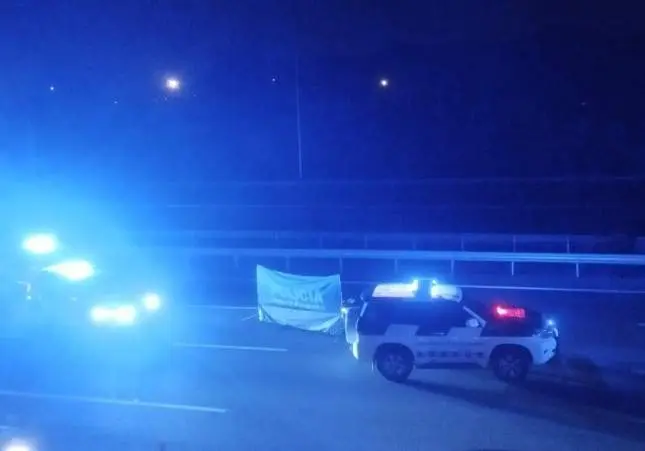 accidente de tráfico, atropello, atropellado, motorista, arrollado, peatón, cadáver,