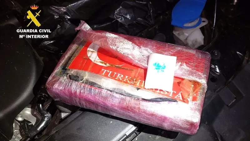 A prisión dos detenidos en Albacete con más de un kilo de cocaína en su coche