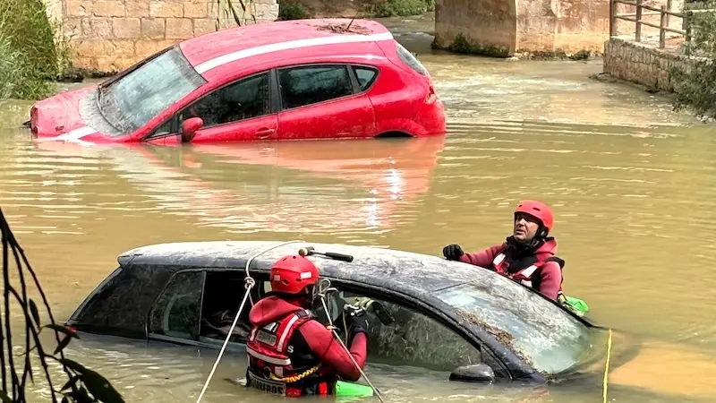 La riada de Alcalá del Júcar ha dejado "importantes" daños en la zona cercana al río