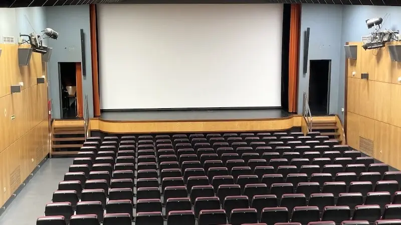 proyección, sala de cine, película,