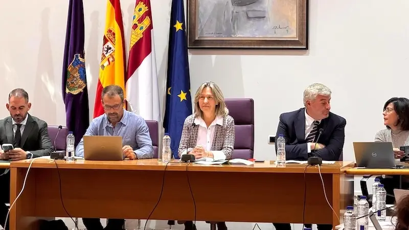 En la imagen un instante del Pleno del Ayuntamiento de Guadalajara