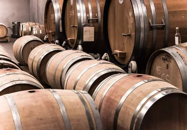 Aparece un hombre muerto dentro de una cuba de vino tras vendimiar en una finca, barricas, bodega