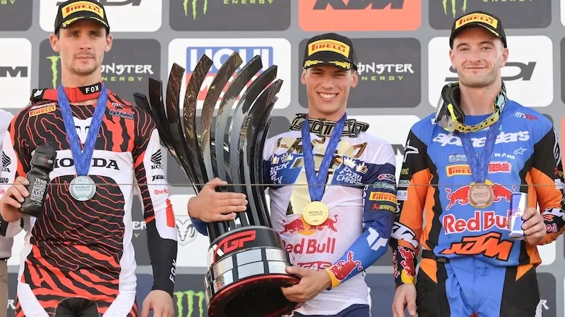 Jorge Prado (GasGas) revalida el título mundial de motocross (MXGP) en Cózar (Ciudad Real) - EFE/Jesús Monroy