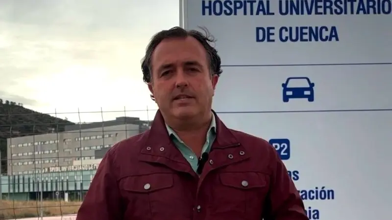 El presidente del Grupo Parlamentario Vox en las Cortes de Castilla-La Mancha, David Moreno