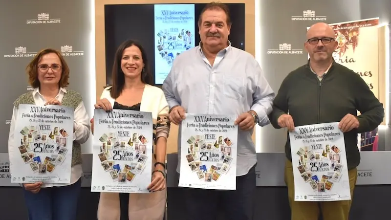 Yeste celebra el 25 aniversario de su Feria de Tradiciones Populares del 25 al 27 de octubre