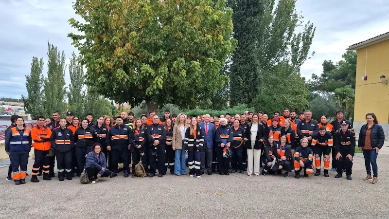 Voluntarios de Protección Civil participan en el XXII Curso de Formación Básica